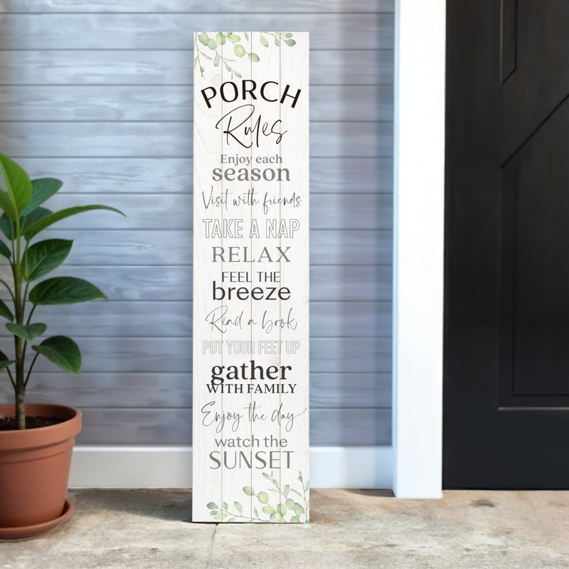 Décoration murale 14 "x 60" en bois massif noir et blanc