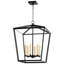 Lustre géométrique de style lanterne à 6 lumières Hyperion-39849365