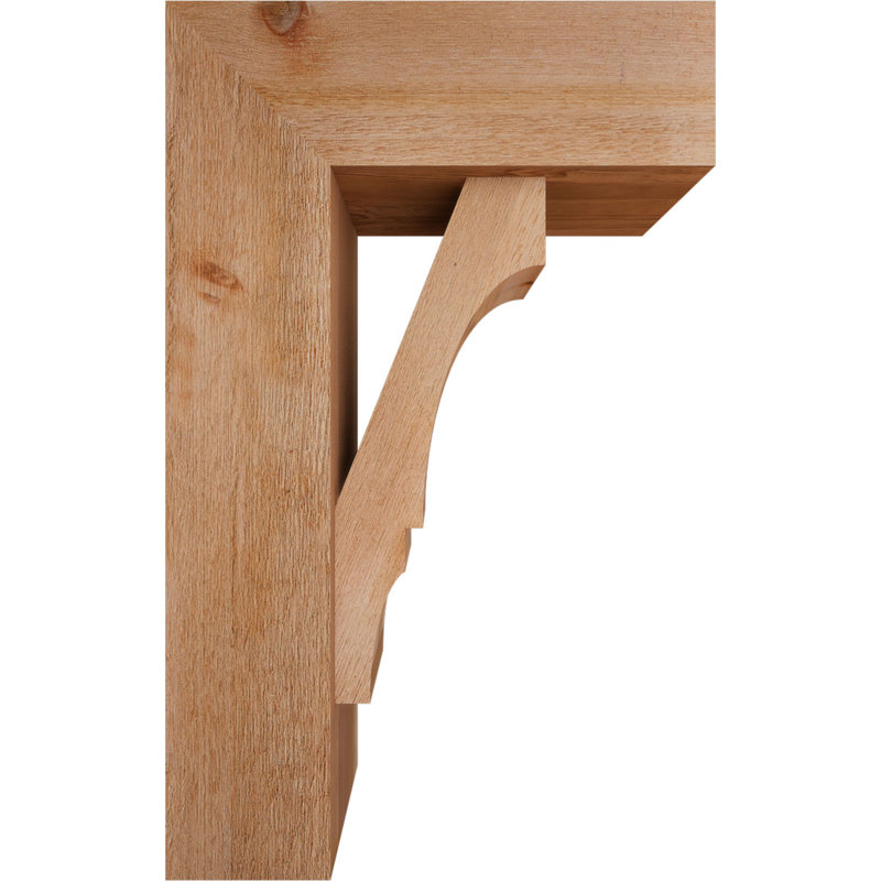 Support de bloc Balboa avec entretoise décalée, 32 x 20, Cèdre rouge occidental de l 8 po (scié brut)