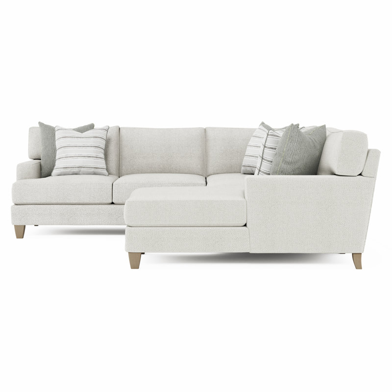 Bernhardt Mila 4-Piece Right Facing Fabric Sectional