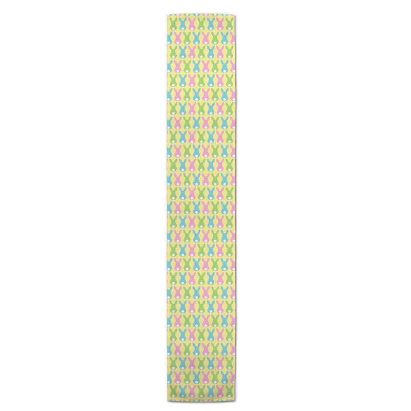 Laplante Bunny Tail Table Runner, 16" x 72"