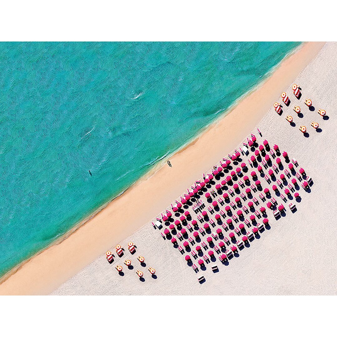 Papierbild Süd Strand