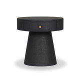 Chiro Nightstand-Black Linen