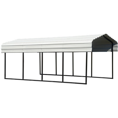 Galvanized Steel Carport, 10X20X7