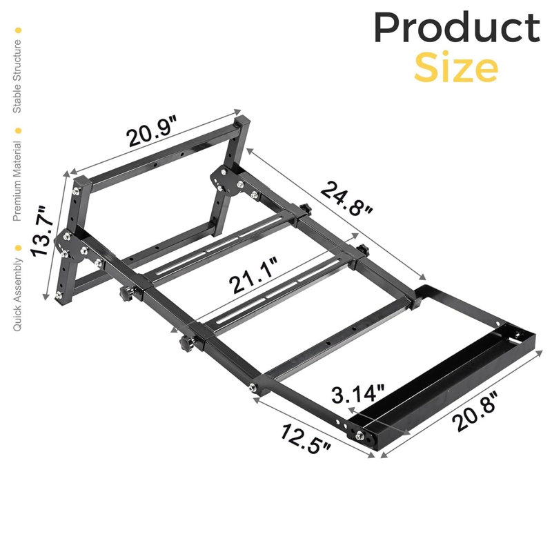 Pedal Mount Proprietary Accessories Fit For Flight Joystick,hotas Chair Mount Compatible With Logitech,thrustmaster, Fxn,fanatec, Mfg,pedal