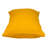 14" X 26" Yellow Cotton Lumbar Throw Pillow With Texture
