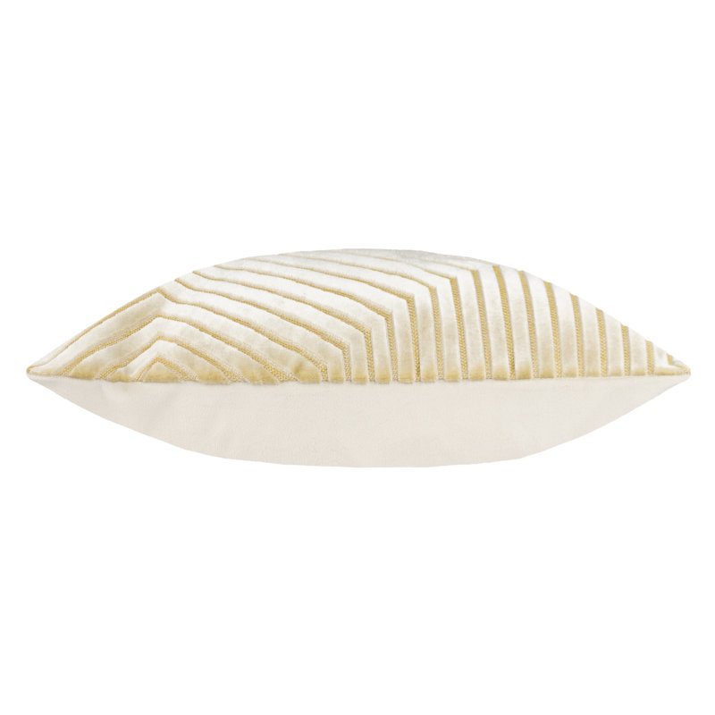 Evoke Square Cushion, Feather, Ivory