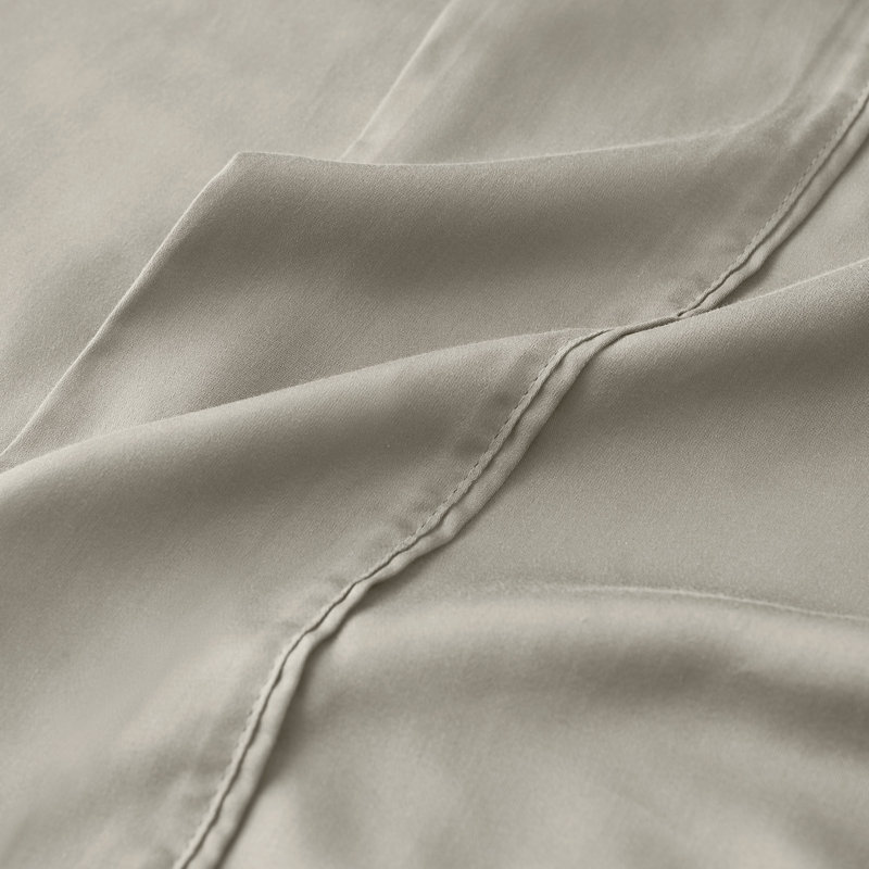 Modern Threads 400 Thread Count 100-Percent Tencel Lyocell 4-Piece Sheet Set, Full, Taupe
