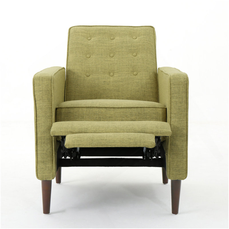 Canapé inclinable en tissu Mid-Century, Vert