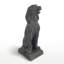 Maude DOG Sitting 71cm Blue Iron Effect-91925182