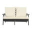 Causeuse avec coussin, canapé de jardin extérieur-129914179-129914180