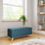 Caver 98cm Wide Rectangle Solid Colour Ottoman with Storage-55176666
