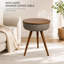 Table de bout ronde moderne intelligente, table d'appoint avec haut-parleur Bluetooth, P 15,7 po x H 24,3 po sans fil