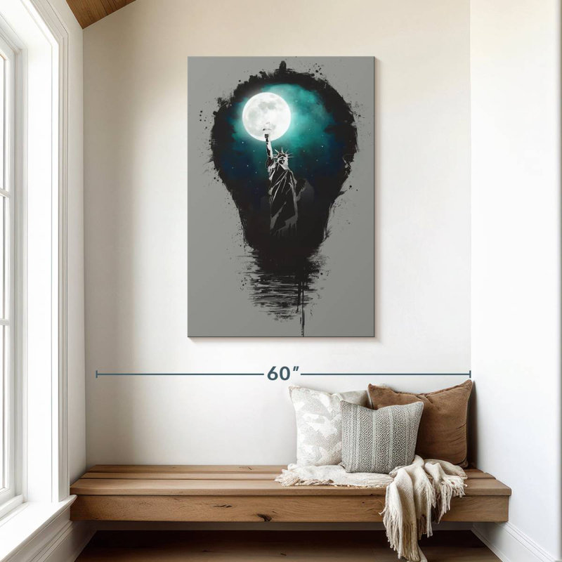 Aime Big City Lights I, 45" H x 30" W