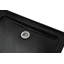 Base de douche en acrylique noir brillant avec drain à droite 60 po x 36 po Streamline NT-2264-60BL-RH, bonde incluse