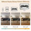 6 Seater Corduroy Sofa-1379565295