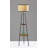 Bourdin 61.75'' Black Tripod Floor Lamp