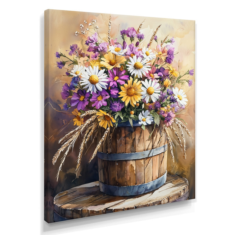 Mullings - impressions murales florales, Toile tendue, Ne s’applique pas, H 20 po x l 12 po