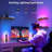 Smart LED Light Bars, Work with Alexa - RGBICWW WiFi TV Backlights with Scene and Music Modes for Gaming, PC, Room Decoration