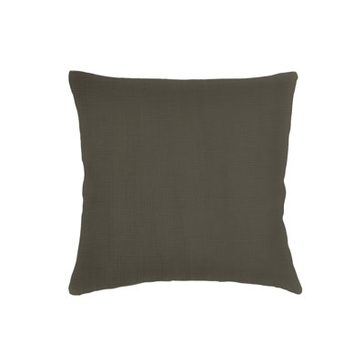 Housse de coussin en lin 18 po x 18 po Hunter Green