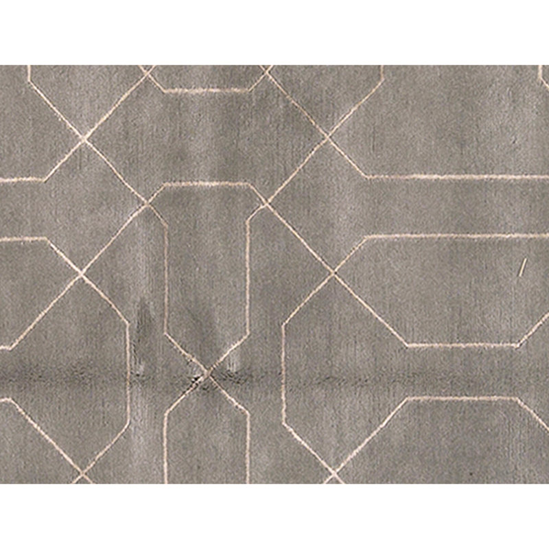 High-Quality Hand-Knotted Light Blue Area Rug