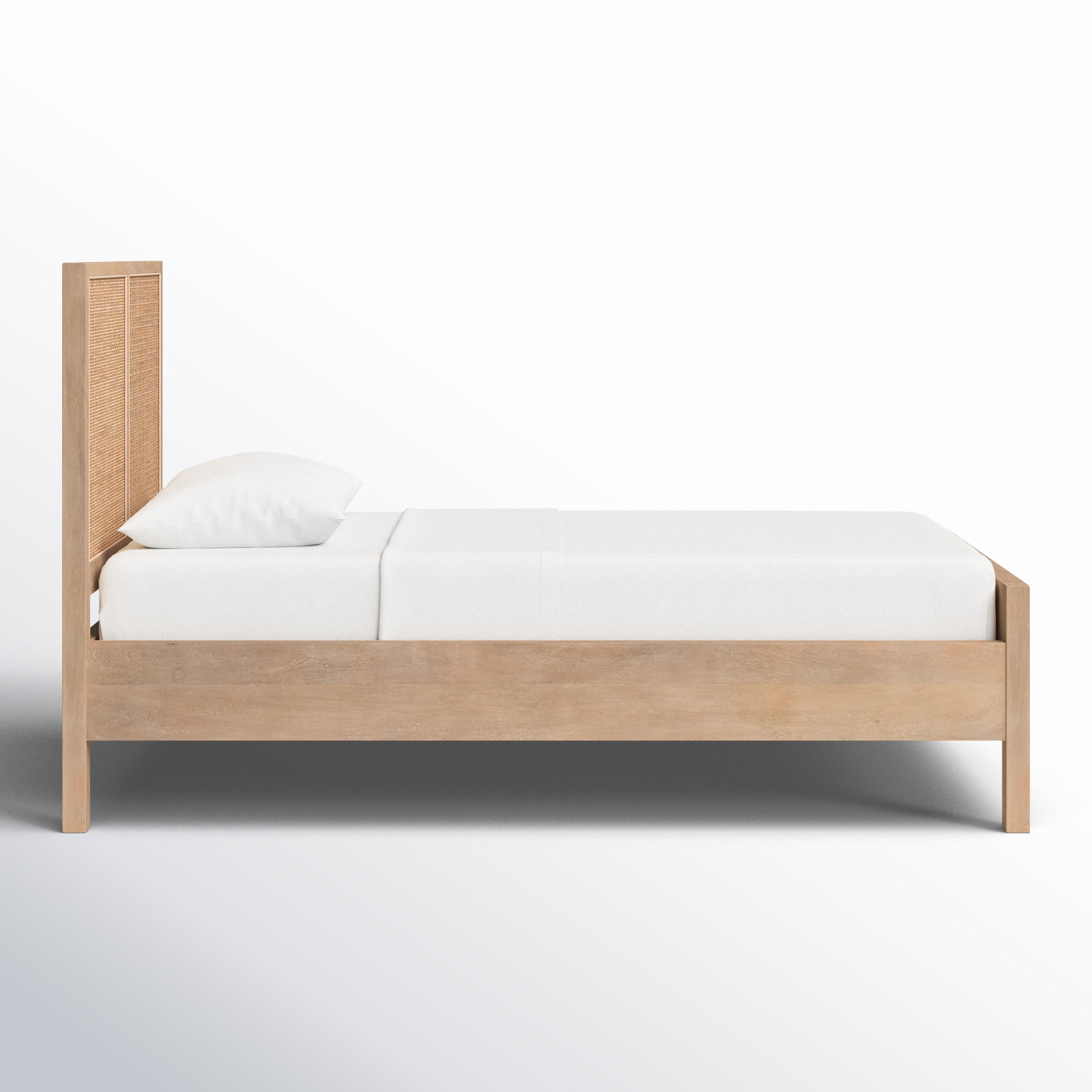 Nellie Cane Bed, Twin, Natural