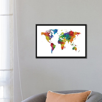 Reproduction d’art sur toile tendue "Strong aquarelles I" par Michael Tompsett
