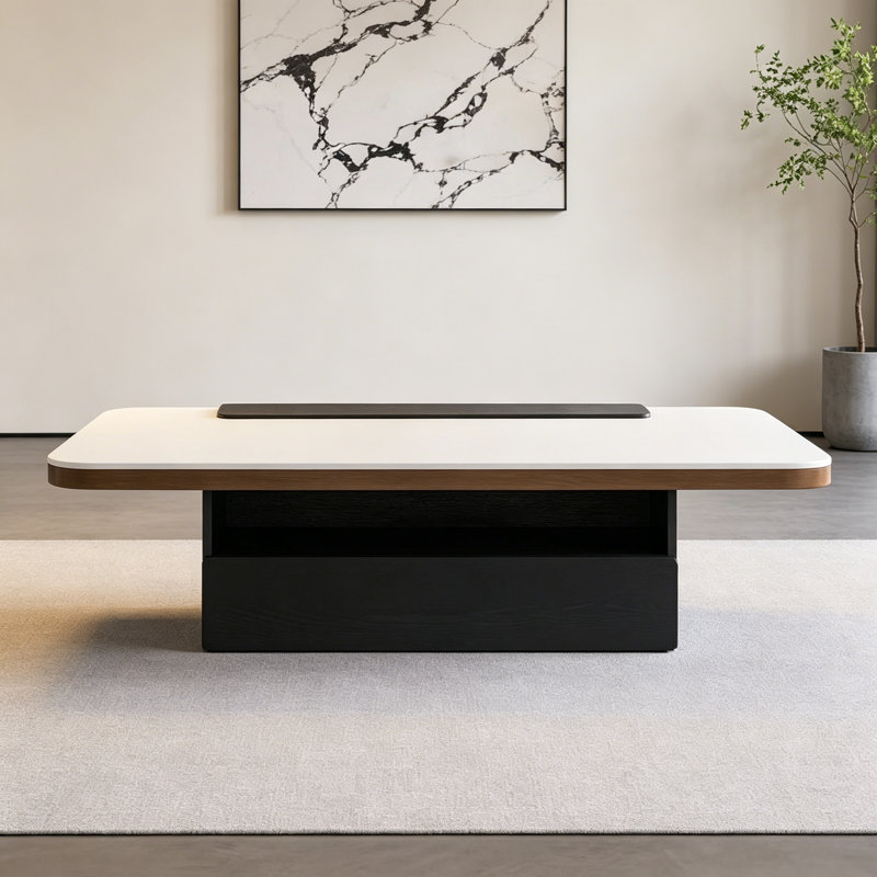 Table basse rectangulaire de luxe Italian Light
