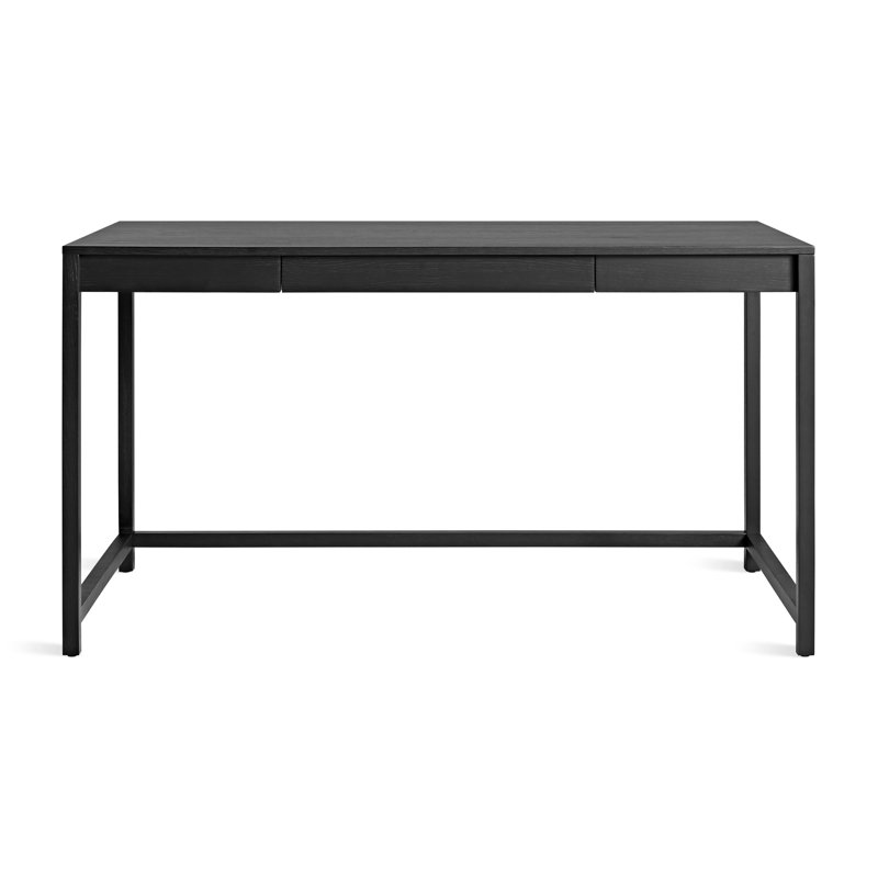 Open Plan Writing Desk, 30" H x 54" W x 25" D, White Oak