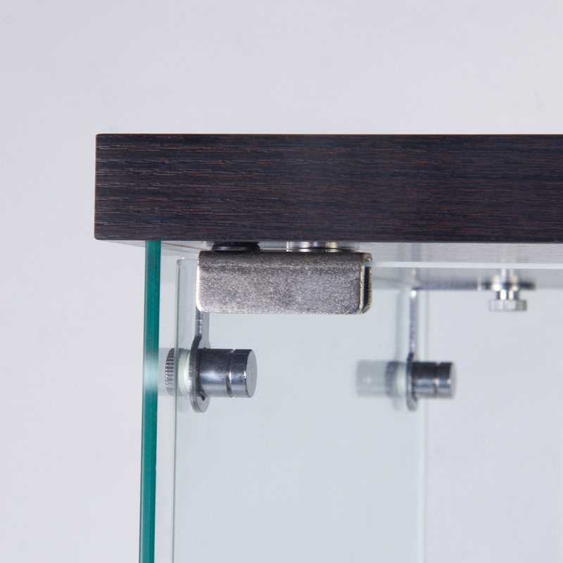 Vitrine à deux portes avec 4 tablettes