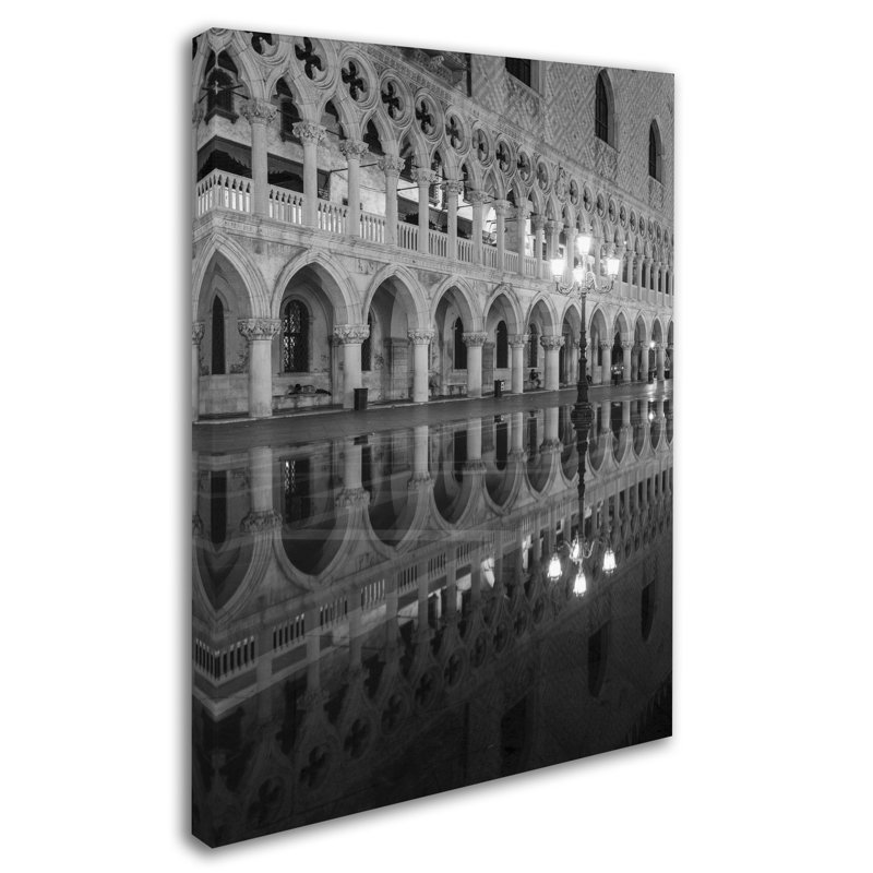 « venetia reflection », reproduction de photo sur toile tendue, H 47 po x l 30 po x P 2 po