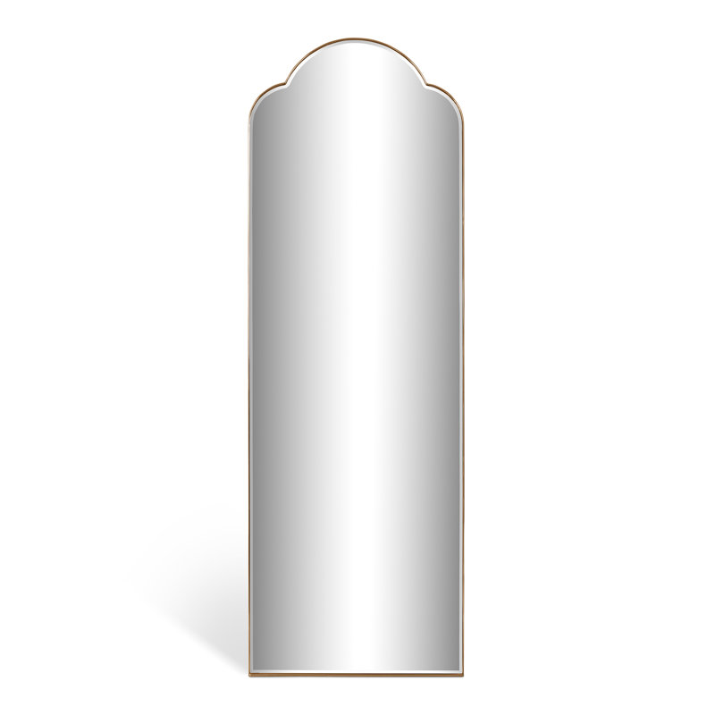Island Manor Floor Mirror, Silver