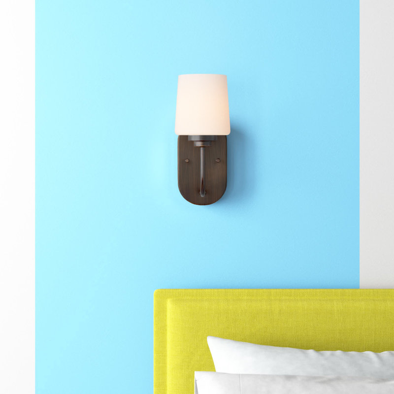 Windom Dimmable Bath Sconce, Bronze, No