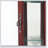 Corner Curio Cabinet with Lights, Adjustable Tempered Glass Shelves, Mirrored Back, Display Cabinet