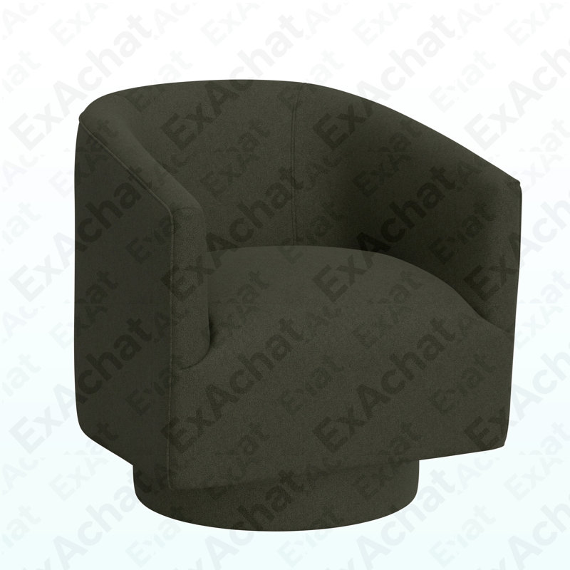 Fauteuil d'appoint pivotant vert, Vert