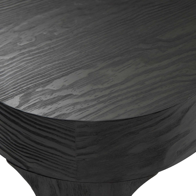 Black Pine Rectangular Cocktail Table with Storage