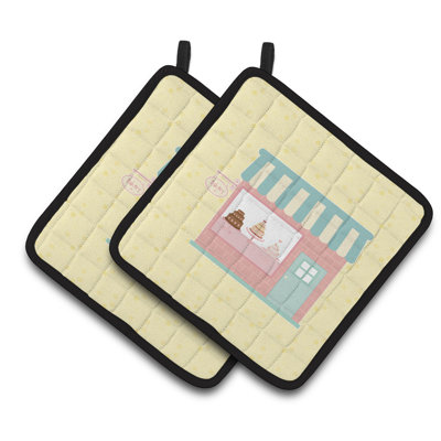 Caroline's Treasures Striped Polyester Potholder