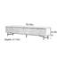 Solid Wood TV Stand with Wave Design-105339681