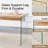 The Top Of The Coffee Table Is Made Of Medium Density Fiberboard And Stickers-1736850021