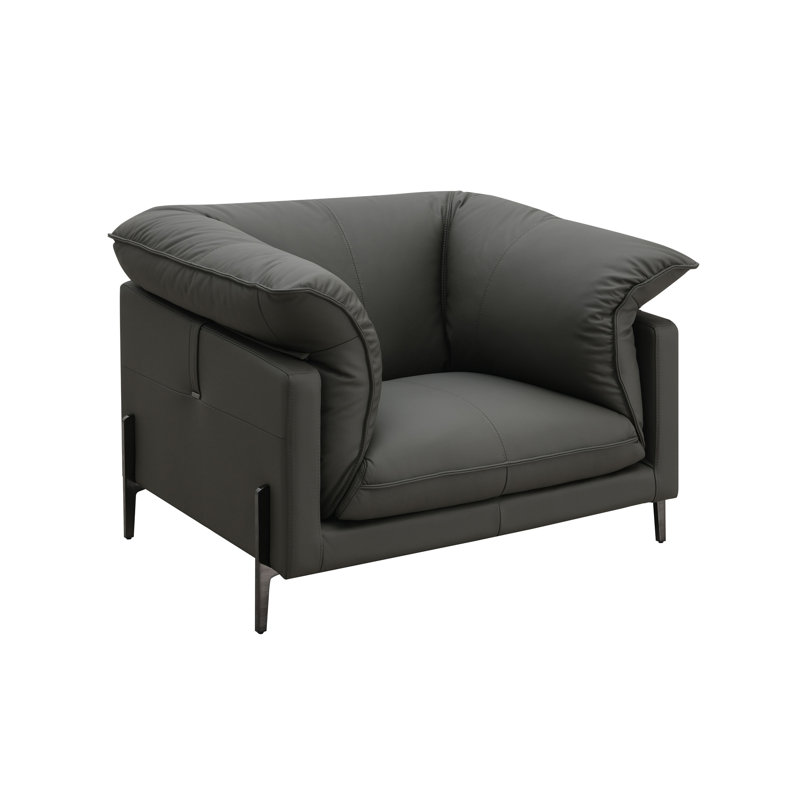 Chaise en cuir Tadi