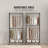 Clothes Rack, Double Hanging Rods Clothing Garment Rack With Bottom And Top Storage Tier, Rolling Clothing Rack For Hanging Clothes, 1" Diameter Thicken Steel Tube Hold Up To 300Lbs