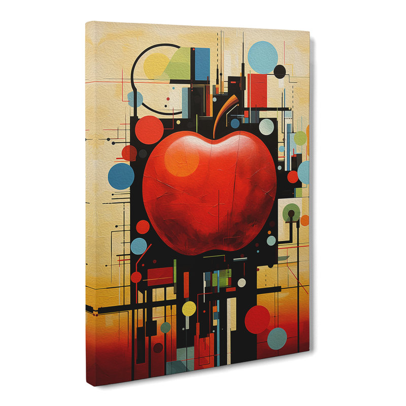 Apple Constructivism - Wrapped Canvas, 60cm H x 40cm W x 3cm D