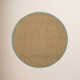 Auckland Bamboo Slat/Seagrass Natural/Teal Area Rug