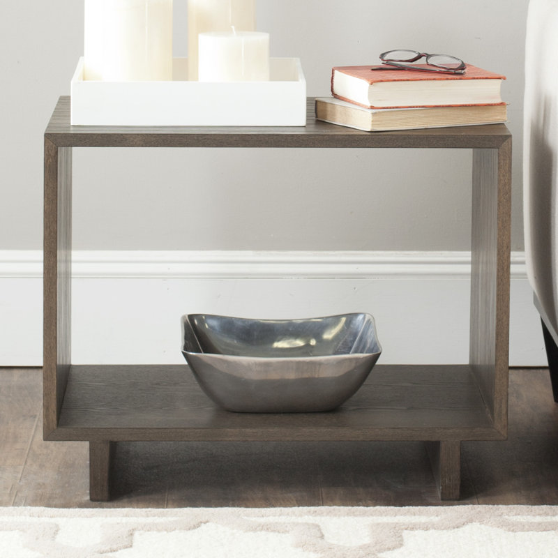 Mitch End Table, Dark Brown