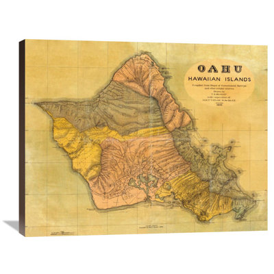 " Oahu, Hawaiian Islands, 1899 " Graphic Art Print