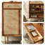 Modern Walnut Solid Wood Shoe Storage