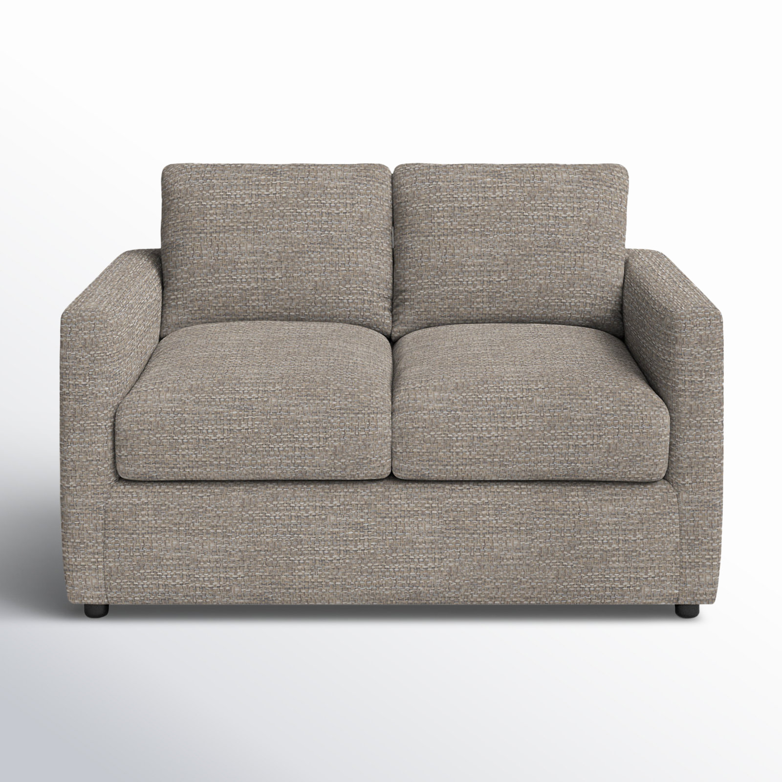 Godwin 53'' Upholstered Sofa, Drusky Linen Sustain® Basketweave