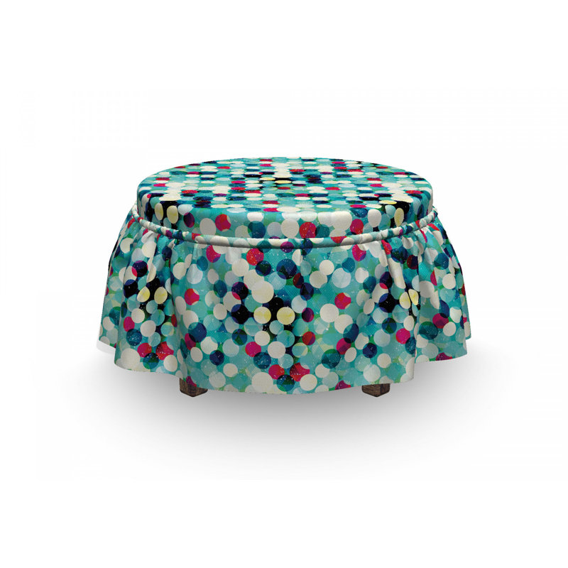 Housse pour repose-pieds rhombus