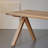 Log simple rectangular dining table-102351705
