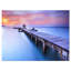 Wooden Bridge Seascape - Reproduction de photo sur toile tendue-33251979-16484514